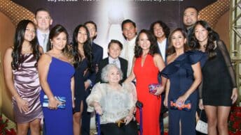 Tessie Agana and Family on the Red Carpet at FAMAS 2022 in the Philippines